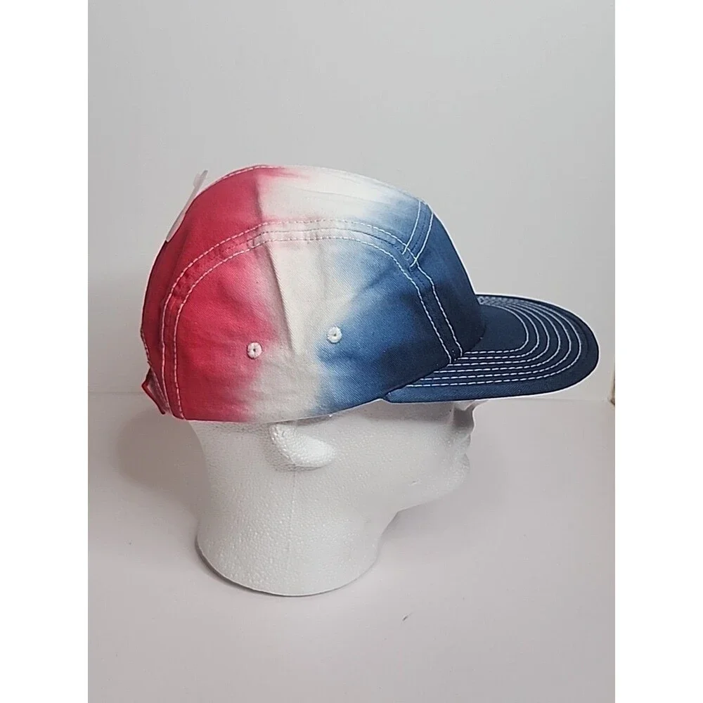 NEW Lids Tie Dye Camper Hat Summer Hippie Camp Fashion Fun Chill Patriotic 4th